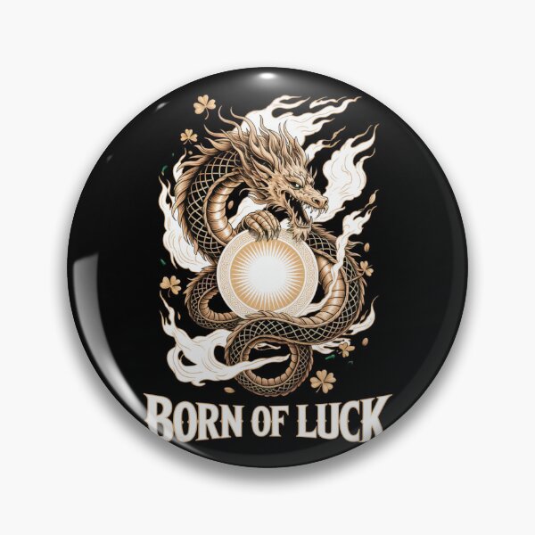 Item preview, Born Of Luck – Bronze Serpent Dragon Radiant Orb Shamrock St. Patrick's Day designed and sold by DarylWelsh2024.