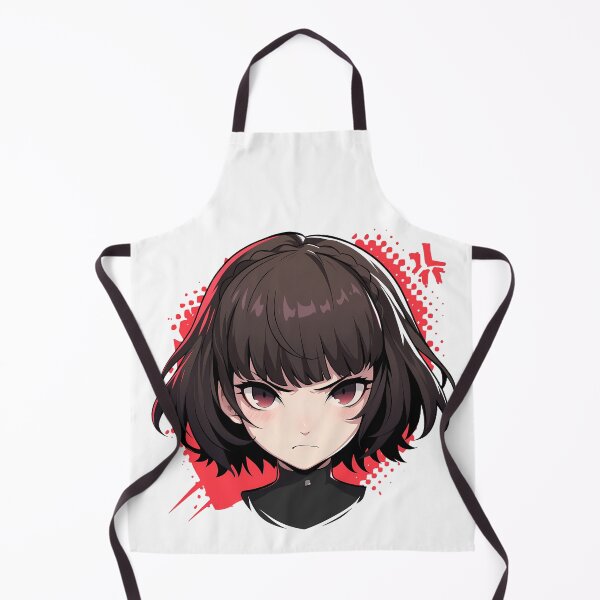 Item preview, Makoto Niijima Persona 5 Chibi Angry Stern Waifu designed and sold by 108Recordings.