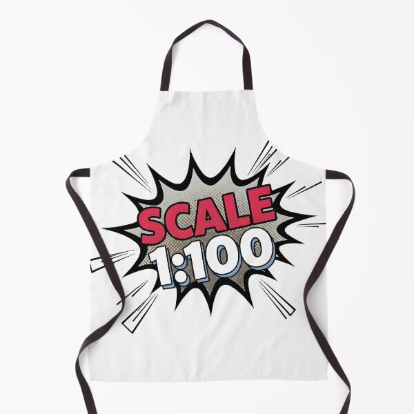 Item preview, Scale 1:100 - Architectural Pop Art Comic Style designed and sold by MerchPOW.
