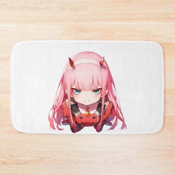 Item preview, Zero Two Darling In The Franxx Chibi Angry Horned Waifu designed and sold by 108Recordings.