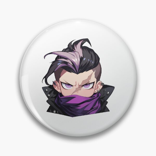 Item preview, Gundham Tanaka Danganronpa Chibi Angry Edgy Scarf Vibes designed and sold by 108Recordings.