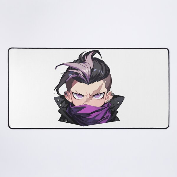 Item preview, Gundham Tanaka Danganronpa Chibi Angry Edgy Scarf Vibes designed and sold by 108Recordings.