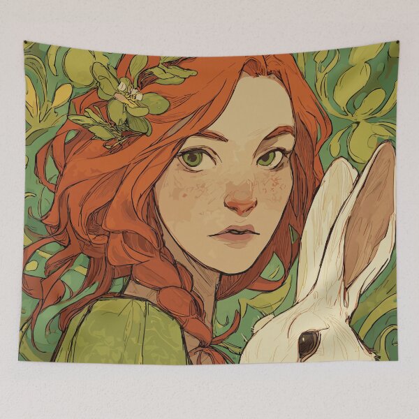 Item preview, The Hare & Witch Ostara Sabbath designed and sold by bapupa.