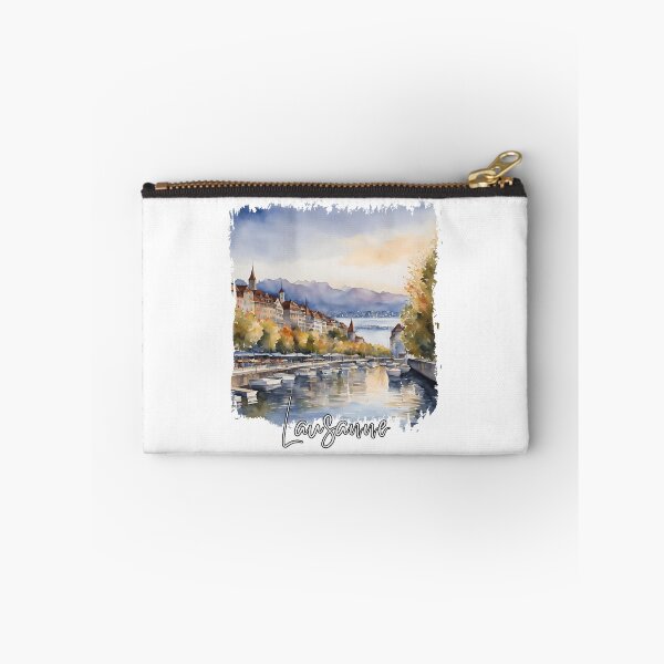 Item preview, Watercolor of Lausanne, Lausanne Switzerland designed and sold by Dressyourflag.