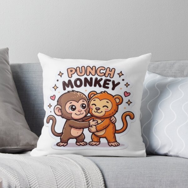 Item preview, Punch Monkey Viral Cute Animal Nature Brown Tiktok Instagram Kawaii Love Heart  designed and sold by SamiraArts.