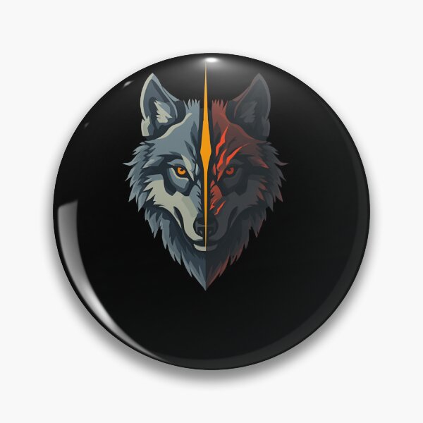 Item preview, TWO WOLVES in one designed and sold by ELdante.
