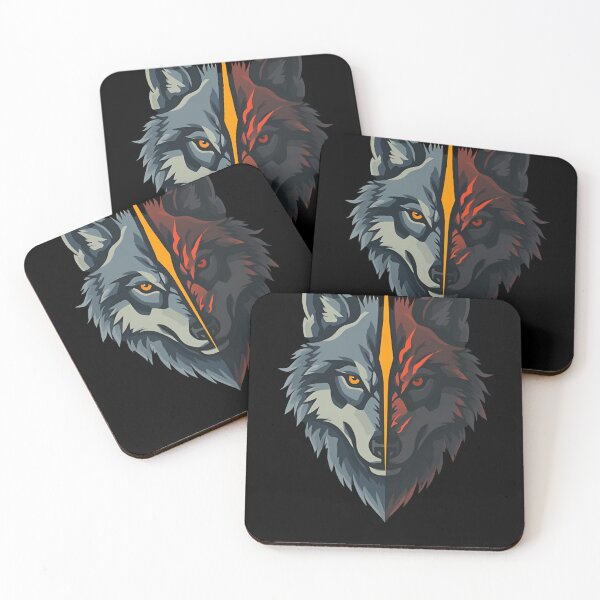 Item preview, TWO WOLVES in one designed and sold by ELdante.