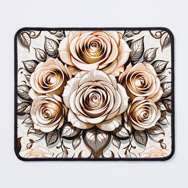 Item preview, Classic Decorative Brown Rose Pattern. designed and sold by MissYouONLY.