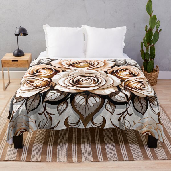 Item preview, Classic Decorative Brown Rose Pattern. designed and sold by MissYouONLY.