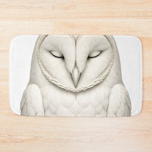 Item preview, Born Unseen Barn Owl Art - Grow in Dark Minimalist Owl Portrait - Ethereal White Owl Wall Art for Introverts, Silent Growth Stoic Philosophy Aesthetic, Monochrome Dark Academia Graphic Illustration designed and sold by Vivaan Studio.