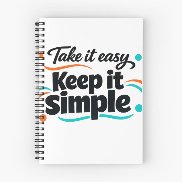Item preview, Take It Easy, Keep It Simple designed and sold by Fabrifrank.