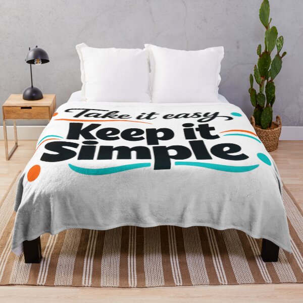 Item preview, Take It Easy, Keep It Simple designed and sold by Fabrifrank.