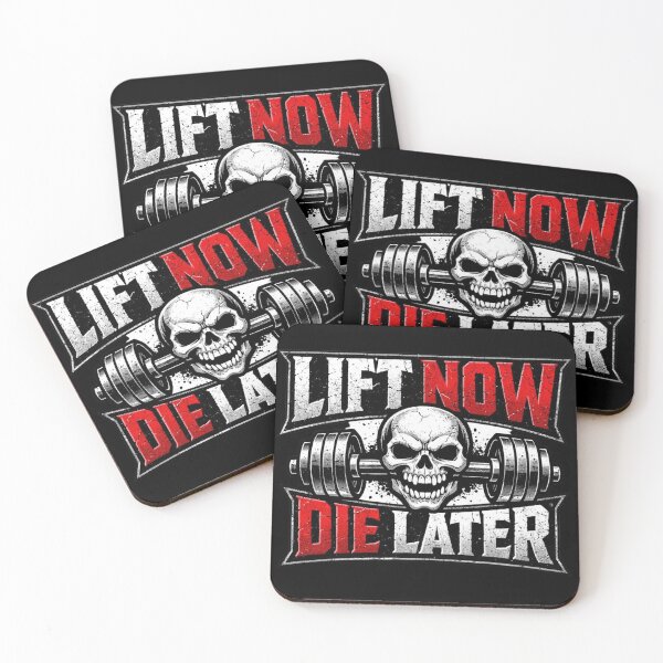 Item preview, Lift Now Die Later – Brutal Metal Gym designed and sold by OphiraBloom.