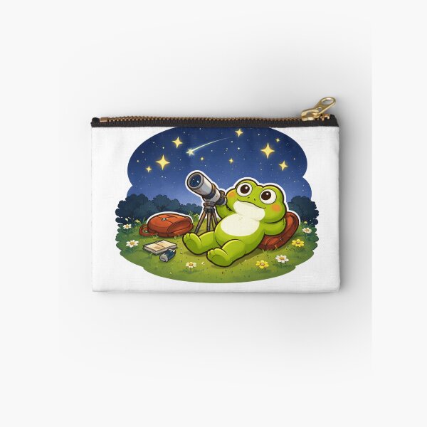 Item preview, Relatable Frog Sticker – Minimal Frog Stargazing Aesthetic Cute Animal Laptop Sticker designed and sold by DownloSpace.