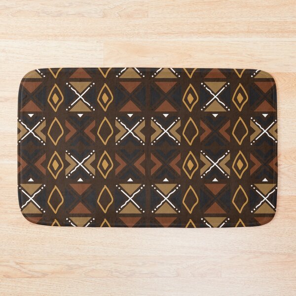 Item preview, Abstract African bogolan design designed and sold by Wolagno.