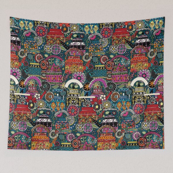 Item preview, Indian kettles dark designed and sold by scrummy.