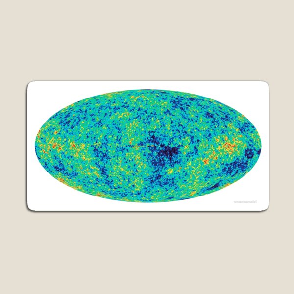 Physics Prints,  Cosmic microwave background. First detailed "baby picture" of the universe. #Cosmic, #microwave, #background, #BabyPicture, #universe Magnet