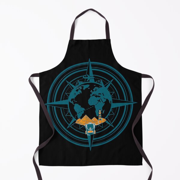 Item preview, Epic Global Journey Emblem - Vintage World Map & Landmarks Graphic designed and sold by AbulailArt.