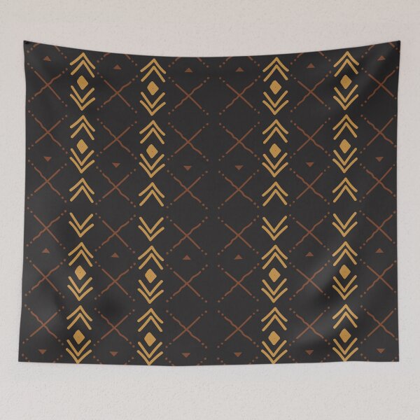 Item preview, Abstract African bogolan design designed and sold by Wolagno.
