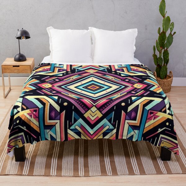 Item preview, Vibrant Geometry – Kaleidoscopic Abstract Motif designed and sold by Dogandesighn.
