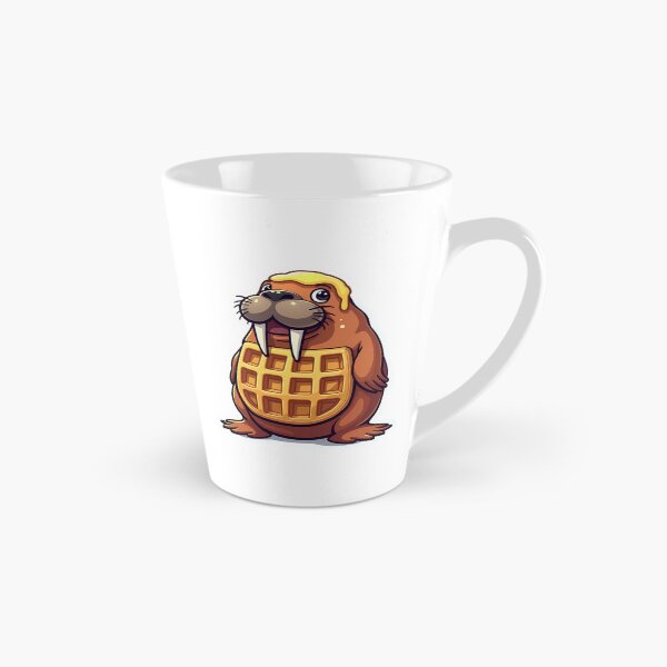 Item preview, Waffle Walrus Sticker designed and sold by BysonDesigns.