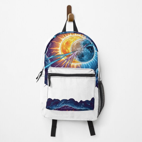 Item preview, Cosmic Eclipse Collision Between Sun Moon and Planets designed and sold by Dzblack.