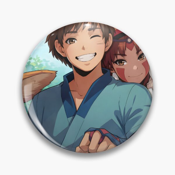 Item preview, Princess Mononoke - San & Prince Ashitaka designed and sold by Bikash-A7.