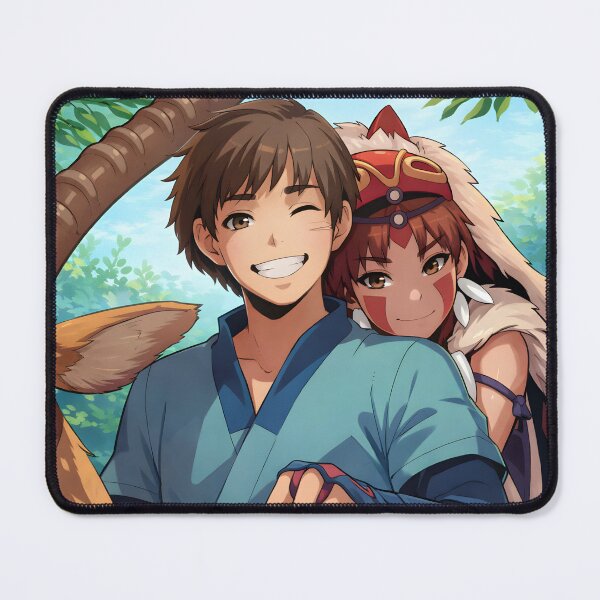 Item preview, Princess Mononoke - San & Prince Ashitaka designed and sold by Bikash-A7.