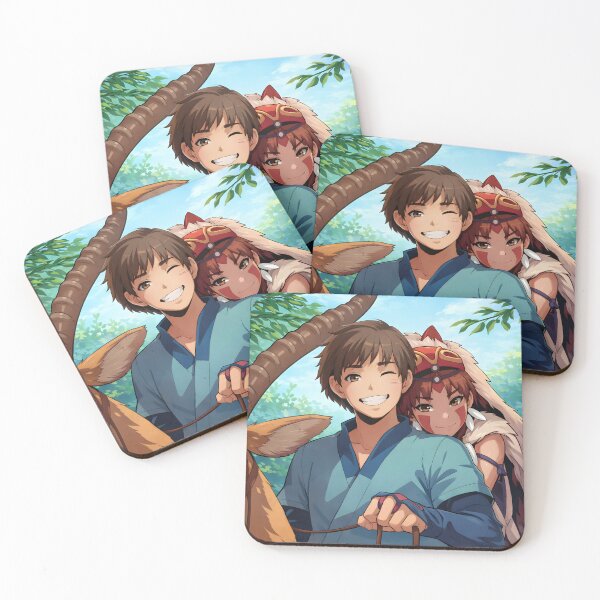 Item preview, Princess Mononoke - San & Prince Ashitaka designed and sold by Bikash-A7.