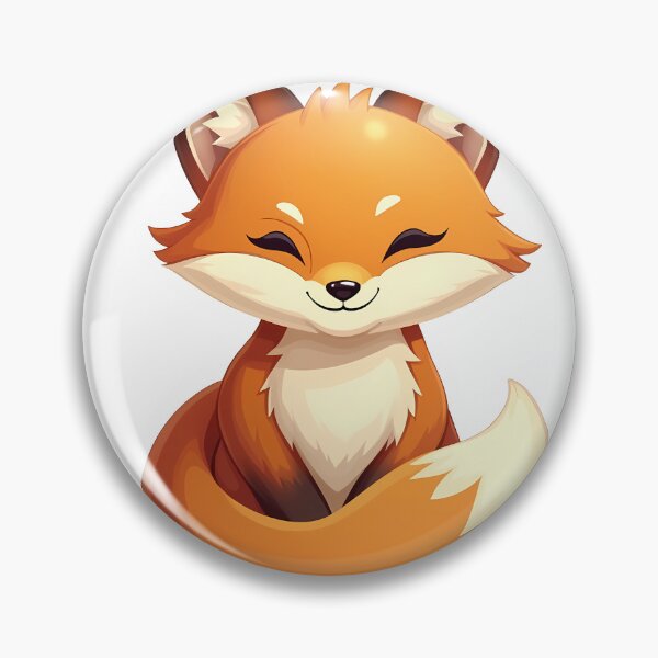 Item preview, Croissant Fox Sticker designed and sold by BysonDesigns.