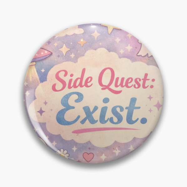Item preview, Side Quest Exist: Aesthetic Kawaii Design for Mindfulness designed and sold by Mauswohn.