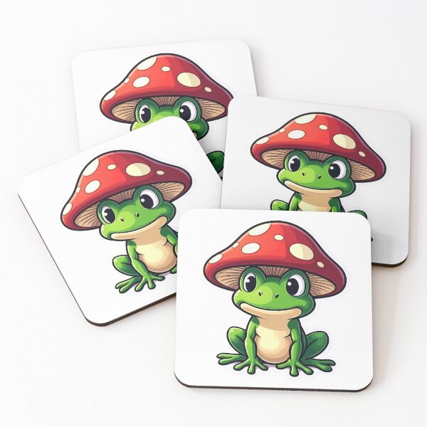 Item preview, Mushroom Frog Sticker designed and sold by BysonDesigns.