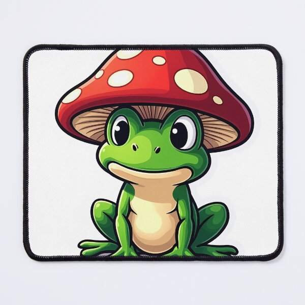 Item preview, Mushroom Frog Sticker designed and sold by BysonDesigns.