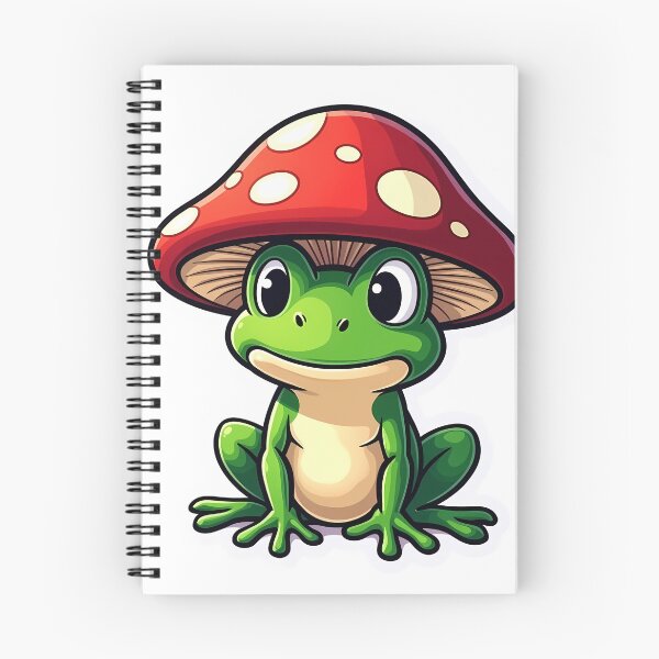 Item preview, Mushroom Frog Sticker designed and sold by BysonDesigns.