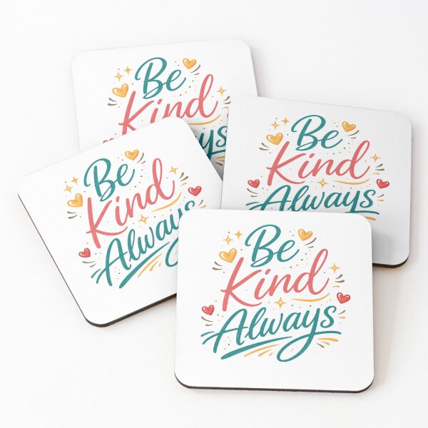 Item preview, Be Kind Always – Positive Kindness Quote Typography Design designed and sold by Lovestickerco.
