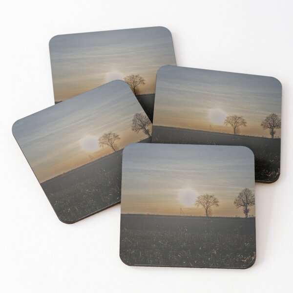 Item preview, Fading Light: Silhouette of Trees at Golden Sunset designed and sold by ShotsbyDesiree.