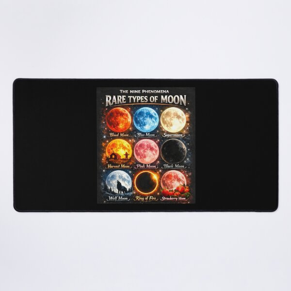 Item preview, Rare Types of Moon designed and sold by Pirate-Coast.