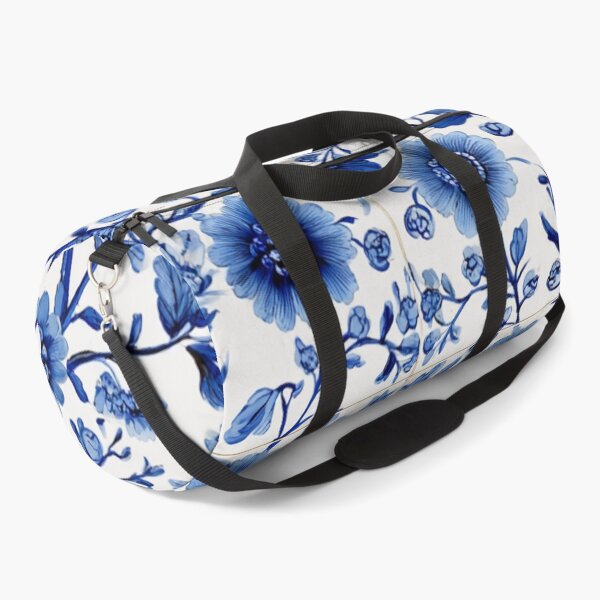 Item preview, Royal Delft Blue Floral Portuguese Inspired Pattern designed and sold by GrinGalore.