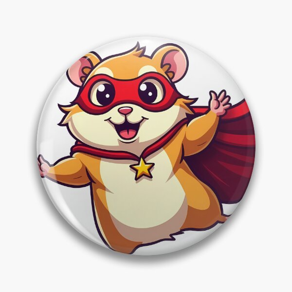 Item preview, Super Hamster Sticker designed and sold by BysonDesigns.