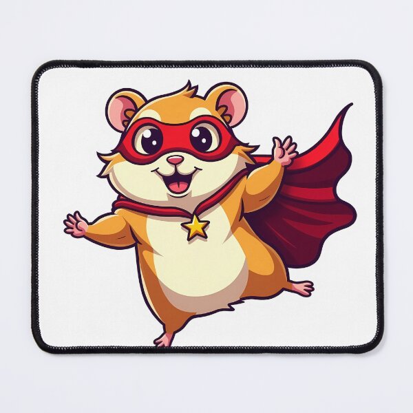 Item preview, Super Hamster Sticker designed and sold by BysonDesigns.
