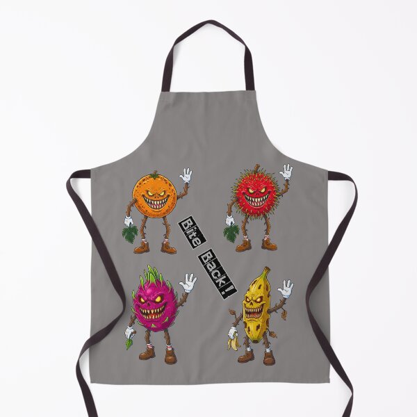 Item preview, Bite Back! – Evil Fruit Squad: Streetwear Horror Art designed and sold by MBBialyPiksel.