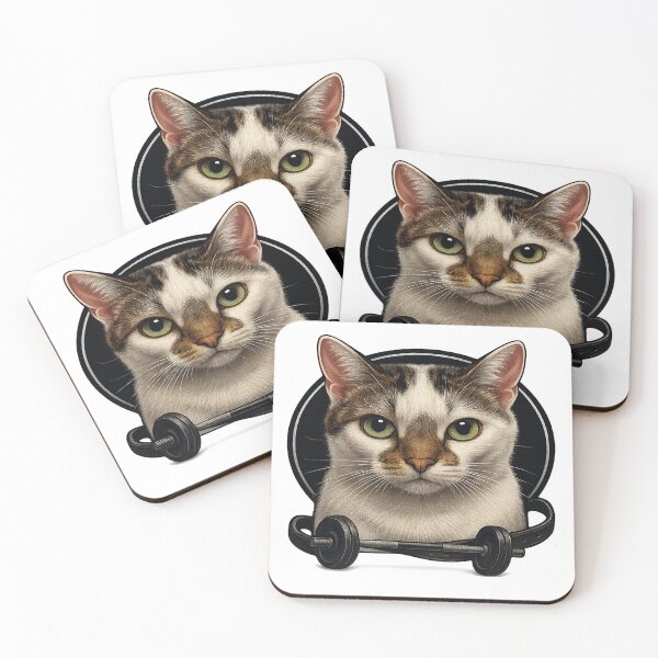 Item preview, Dumbell Cat designed and sold by bl0mkvist.