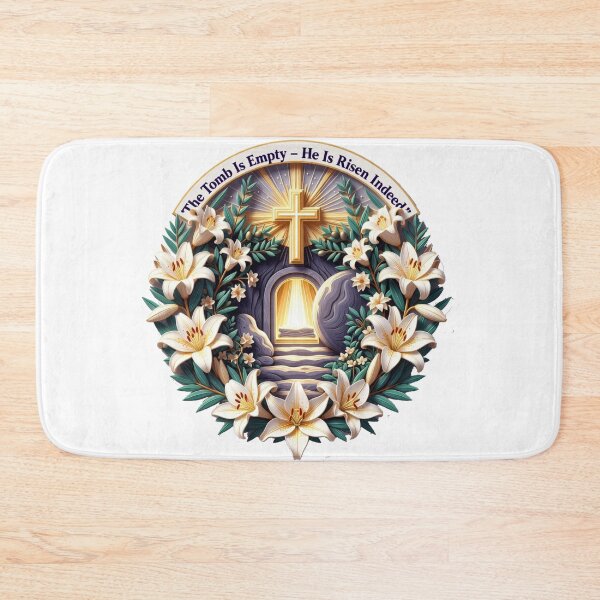Item preview, He Is Risen Empty Tomb Tee, Triumphant Resurrection Dawn Mug, Christian Hope Gift designed and sold by YMLux.