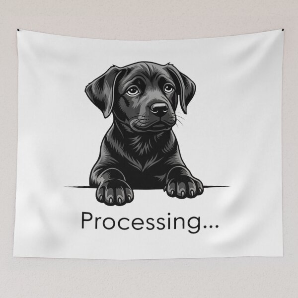 Aperçu de l'œuvre Funny Puppy Processing créée et vendue par Pollock.