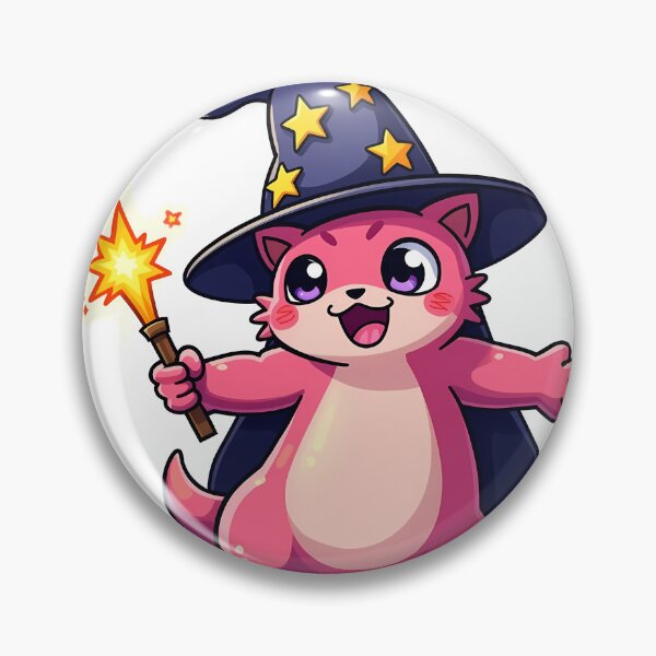 Item preview, Wizard Axolotl Sticker designed and sold by BysonDesigns.