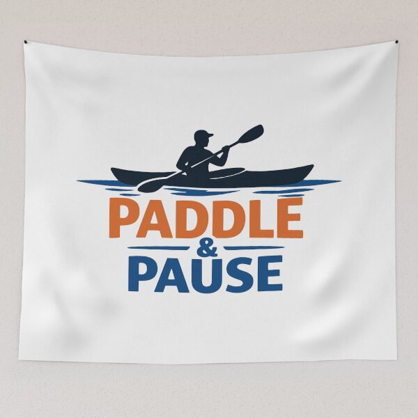 Item preview, Paddle and Pause Kayaking Adventure designed and sold by SnappyPNG.