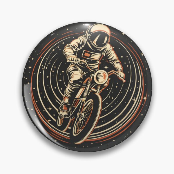 Item preview, Astronaut Riding Bike T-Shirt | Retro Space Cyclist Cosmic Adventure Graphic designed and sold by Hustlewear0001.