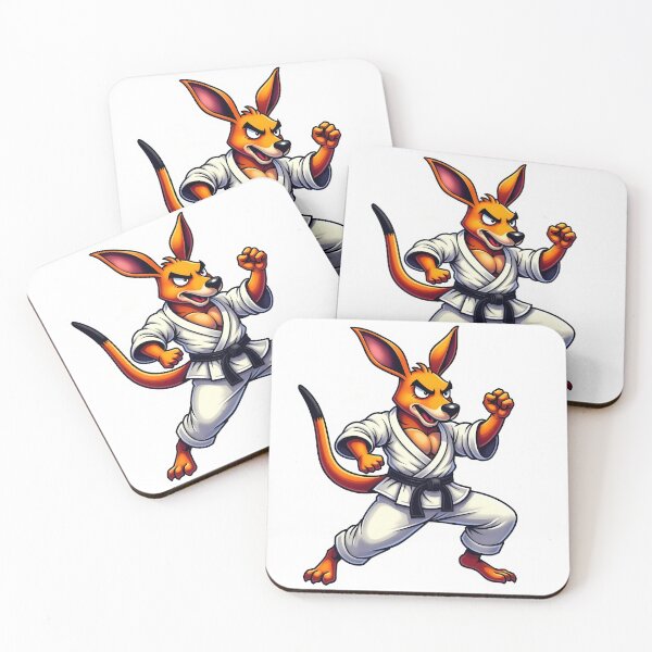 Item preview, Karate Kangaroo Sticker designed and sold by BysonDesigns.
