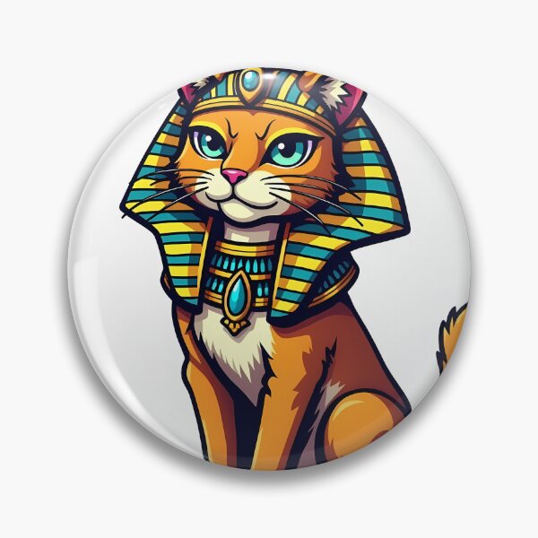 Item preview, Pharaoh Cat Sticker designed and sold by BysonDesigns.