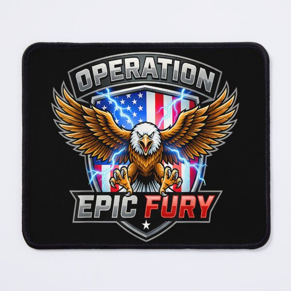 Item preview, Operation Epic Fury Patriotic Bald Eagle Lightning American Flag designed and sold by NgumohaLanke.